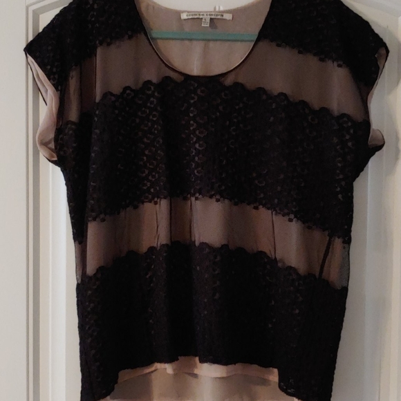 Collective Concepts Tops - Collective Concepts Sleeveless Lace Top